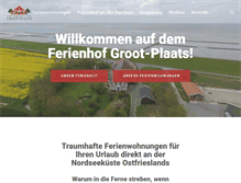 Tablet Screenshot of groot-plaats.de